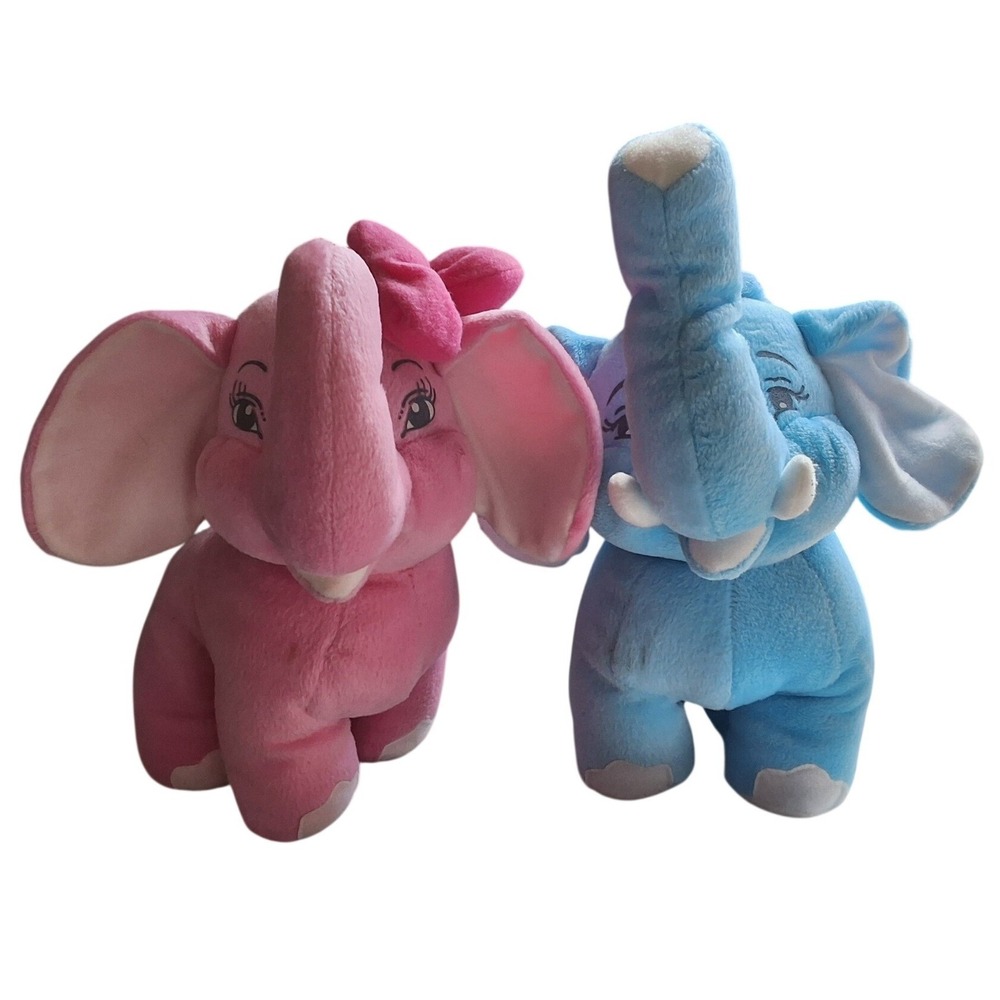 Ringling Brothers Barnum & Bailey Circus Juliette & Romeo Elephant Stuffed Plush
